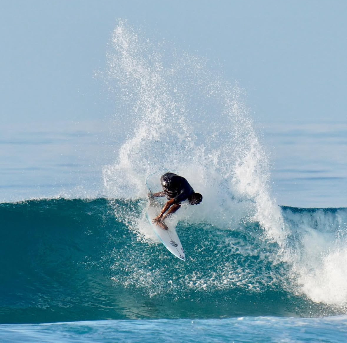 Hussain Areef Iboo surfing - cutback